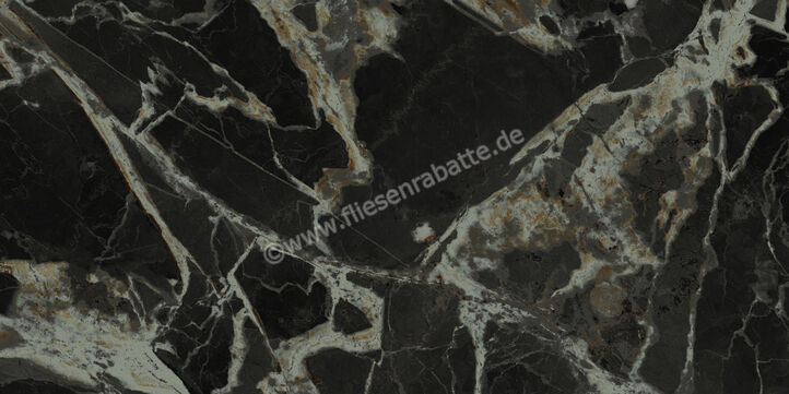  La Fabbrica Ava Black Gold Black Gold 60x120 cm Bodenfliese / Wandfliese Matt Eben Naturale 276101 | 556075