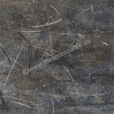  La Fabbrica Ava Scratch Dark Graffiti 80x80 cm Bodenfliese / Wandfliese Matt Eben Naturale 149106 | 556411