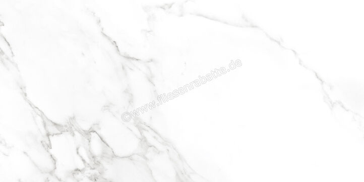  La Fabbrica Ava Statuario Statuario 60x120 cm Bodenfliese / Wandfliese Glänzend Eben Lappato 083063 | 556774