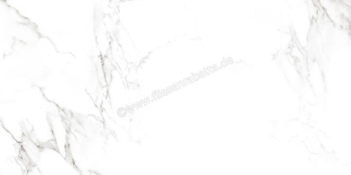  La Fabbrica Ava Statuario Statuario 60x120 cm Bodenfliese / Wandfliese Glänzend Eben Lappato 083063 | 556780