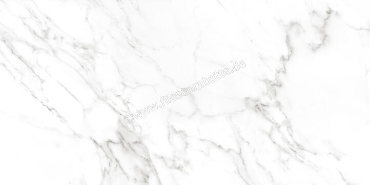  La Fabbrica Ava Statuario Statuario 60x120 cm Bodenfliese / Wandfliese Glänzend Eben Lappato 083063 | 556786