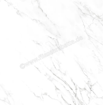  La Fabbrica Ava Statuario Statuario 120x120 cm Bodenfliese / Wandfliese Glänzend Eben Lappato 083033 | 556795