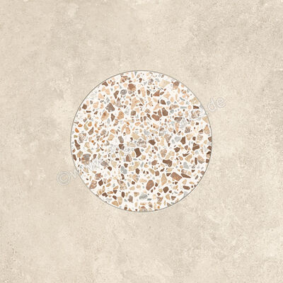  Ceramiche Caesar Civic 4 (Sable + Multicolor Warm) 60x60 cm Dekor Circle Matt Eben Touch Plus AII7 CAE | 556879
