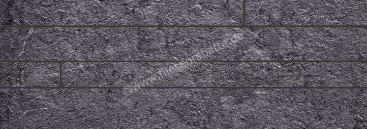  La Fabbrica Ava I Quarzi Antracite 15x60 cm Bodenfliese / Wandfliese Matt Strukturiert Naturale L62RI8 | 557149