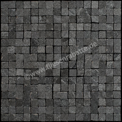  Imola Ceramica X-Rock Black N 30x30 cm Mosaik Matt Strukturiert Naturale MK.X-ROCK 30N | 557320