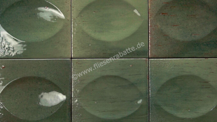  Ragno Gleeze Giada 10x10 cm Wandfliese Struttura Egg Glänzend Strukturiert Naturale R8GV | 557344