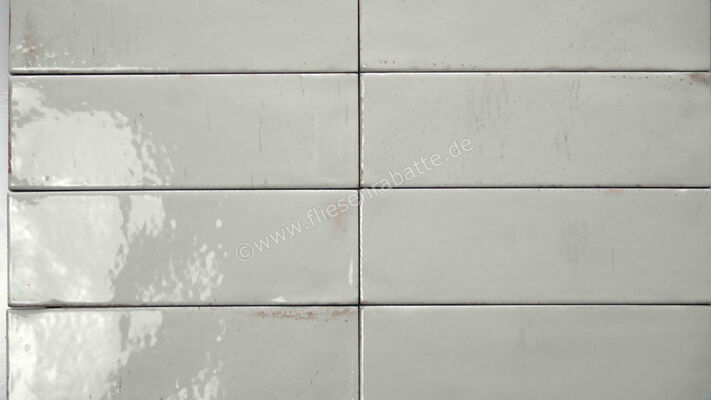  Ragno Gleeze Bianco 5x15 cm Wandfliese Glänzend Strukturiert Naturale R8HM | 557461