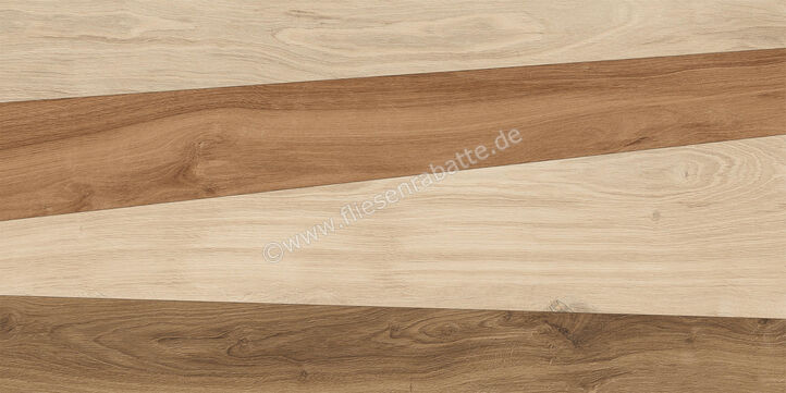  La Fabbrica Ava Il Cerreto Chrome 60x120 cm Bodenfliese / Wandfliese Decor Chrome Matt Eben Naturale 157090 | 557899