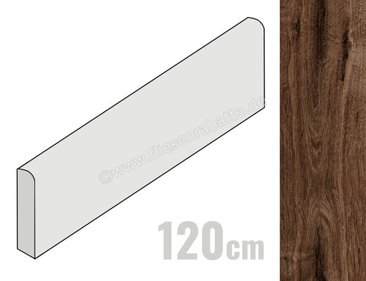  La Fabbrica Ava Il Cerreto Amarone 6.5x120 cm Sockel Matt Eben Naturale 157105 | 557998