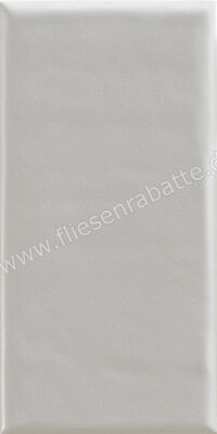  La Fabbrica Ava Grooves Grey 7.5x15 cm Wandfliese Glänzend Strukturiert Glossy 206007 | 558019