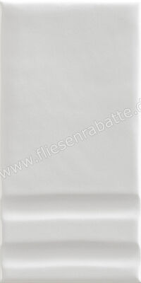  La Fabbrica Ava Grooves White 7.5x15 cm Wandfliese Decor Mix Glänzend Strukturiert Glossy 206014 | 558118