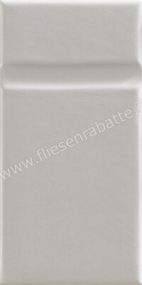  La Fabbrica Ava Grooves Grey 7.5x15 cm Wandfliese Decor Mix Glänzend Strukturiert Glossy 206015 | 558130