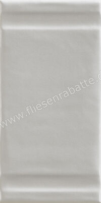  La Fabbrica Ava Grooves Grey 7.5x15 cm Wandfliese Decor Mix Glänzend Strukturiert Glossy 206015 | 558142
