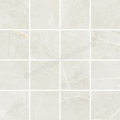  Del Conca Gardena Bianco 30x30 cm Mosaik Matt Strukturiert Naturale G3GR10MO | 559129