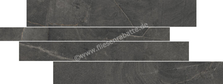  Del Conca Gardena Nero 30x60 cm Muretto Matt Strukturiert Naturale G8GR08MU | 559144