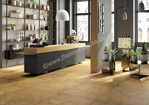  La Fabbrica Ava Hurban Ocra 100x100 cm Bodenfliese / Wandfliese Matt Eben Naturale 177056 | 560521