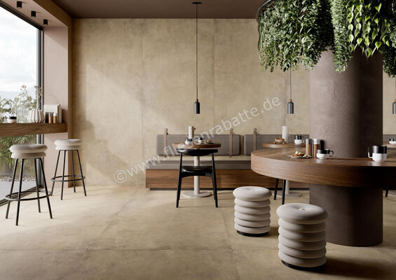  La Fabbrica Ava Hurban Beige 120x120 cm Bodenfliese / Wandfliese Matt Eben Naturale 177092 | 560527