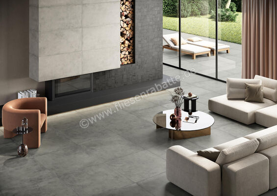  La Fabbrica Ava Hurban Gray 120x120 cm Bodenfliese / Wandfliese Matt Eben Naturale 177093 | 560530