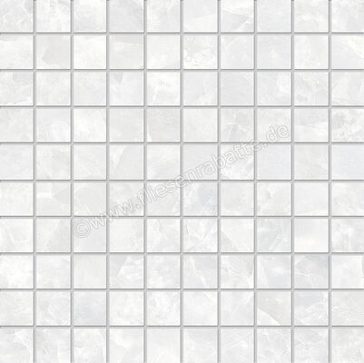  Emilceramica Tele Di Marmo Revolution Thassos 30x30 cm Mosaik 3x3 Glänzend Eben Full Lappato EHPA | 560821