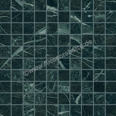  Emilceramica Tele Di Marmo Revolution Verde St. Denis 30x30 cm Mosaik 3x3 Glänzend Eben Full Lappato EHPD | 560827