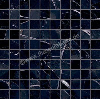  Emilceramica Tele Di Marmo Revolution Calacatta Black 30x30 cm Mosaik 3x3 Glänzend Eben Full Lappato EHPE | 560830