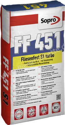  Sopro Bauchemie Fliesenfest Flexkleber schnell 25 kg Sack 451-21 (451-21) | 561025
