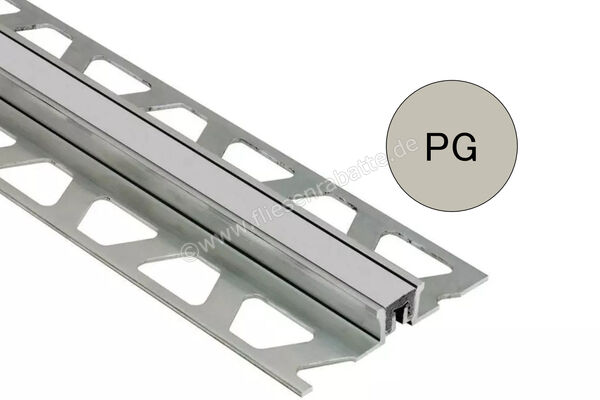  Schlüter Systems DILEX-AKSN Bewegungsfugenprofil Aluminium PG - Pastellgrau H&ouml;he: 21 mm L&auml;nge: 2,5 m AKSN210PG | 561175