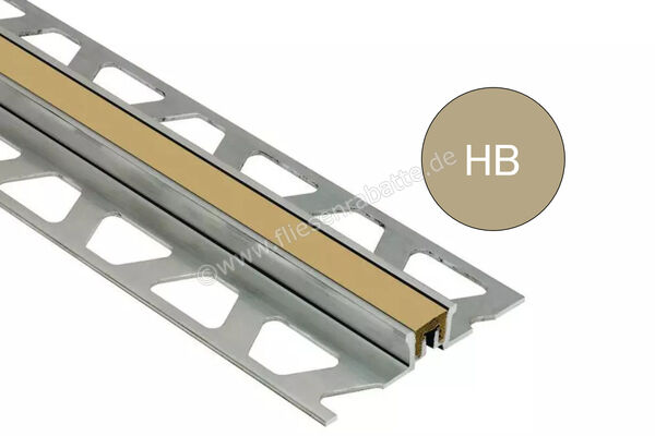  Schlüter Systems DILEX-AKSN Bewegungsfugenprofil Aluminium HB - Hellbeige H&ouml;he: 21 mm L&auml;nge: 2,5 m AKSN210HB | 561178