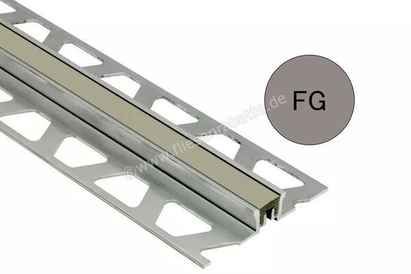  Schlüter Systems DILEX-AKSN Bewegungsfugenprofil Aluminium FG - Fugengrau H&ouml;he: 21 mm L&auml;nge: 2,5 m AKSN210FG | 561187