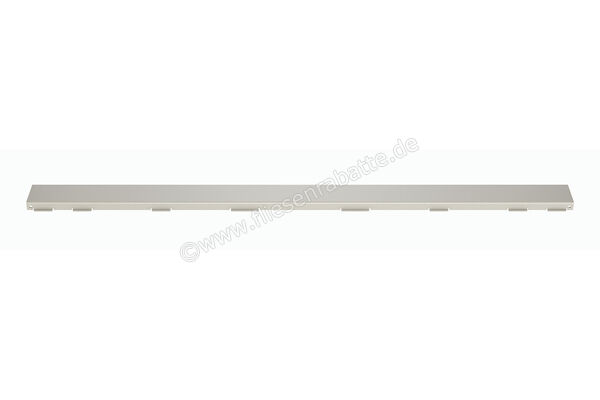  Schlüter Systems KERDI-LINE-A Rost-Rahmenkombination Aufnahmerahmen mit Designabdeckung 70cm H=19mm - Design Solid Edelstahl V4A TSBG - Strukturbeschichtet Beigegrau Höhe: 19 mm Länge: 0,7 m KLA19TSBG70 | 561808