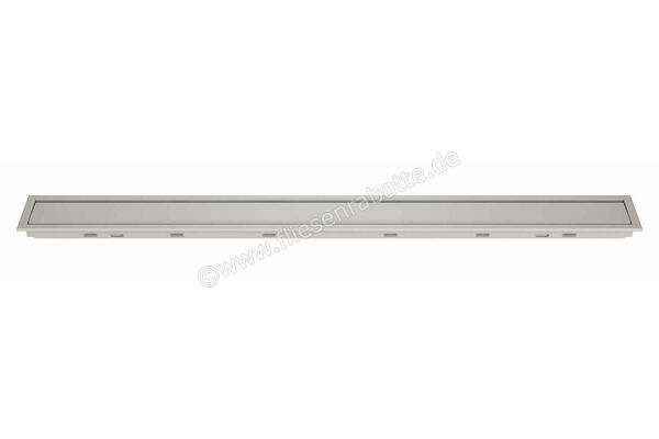  Schlüter Systems KERDI-LINE-A Rost-Rahmenkombination Aufnahmerahmen mit Designabdeckung 70cm H=19mm - Design Solid Edelstahl V4A TSBG - Strukturbeschichtet Beigegrau Höhe: 19 mm Länge: 0,7 m KLA19TSBG70 | 561811