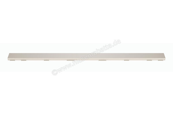  Schlüter Systems KERDI-LINE-A Rost-Rahmenkombination Aufnahmerahmen mit Designabdeckung 70cm H=19mm - Design Solid Edelstahl V4A TSC - Strukturbeschichtet Creme Höhe: 19 mm Länge: 0,7 m KLA19TSC70 | 561814