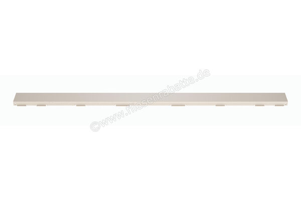  Schlüter Systems KERDI-LINE-A Rost-Rahmenkombination Aufnahmerahmen mit Designabdeckung 100cm H=19mm - Design Solid Edelstahl V4A TSI - Strukturbeschichtet Elfenbein Höhe: 19 mm Länge: 1 m KLA19TSI100 | 561832