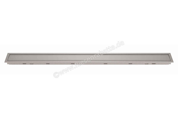  Schlüter Systems KERDI-LINE-A Rost-Rahmenkombination Aufnahmerahmen mit Designabdeckung 70cm H=19mm - Design Solid Edelstahl V4A TSSG - Strukturbeschichtet Steingrau Höhe: 19 mm Länge: 0,7 m KLA19TSSG70 | 561847