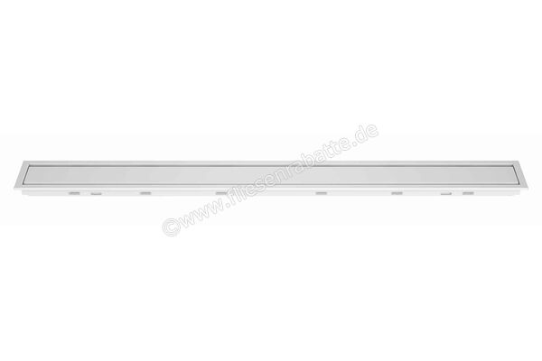  Schlüter Systems KERDI-LINE-A Rost-Rahmenkombination Aufnahmerahmen mit Designabdeckung 70cm H=19mm - Design Solid Edelstahl V4A MBW - Brillantweiß matt Höhe: 19 mm Länge: 0,7 m KLA19MBW70 | 561850