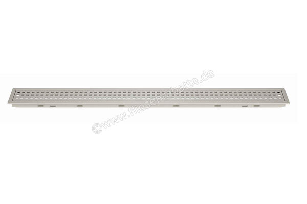  Schlüter Systems KERDI-LINE-B Rost-Rahmenkombination Aufnahmerahmen mit Designabdeckung 50cm H=19mm - Design Square Edelstahl V4A TSBG - Strukturbeschichtet Beigegrau Höhe: 19 mm Länge: 0,5 m KLB19TSBG50 | 561883