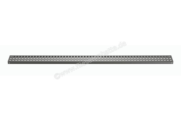  Schlüter Systems KERDI-LINE-B Rost-Rahmenkombination Aufnahmerahmen mit Designabdeckung 70cm H=19mm - Design Square Edelstahl V4A TSDA - Strukturbeschichtet Dunkelanthrazit Höhe: 19 mm Länge: 0,7 m KLB19TSDA70 | 561892