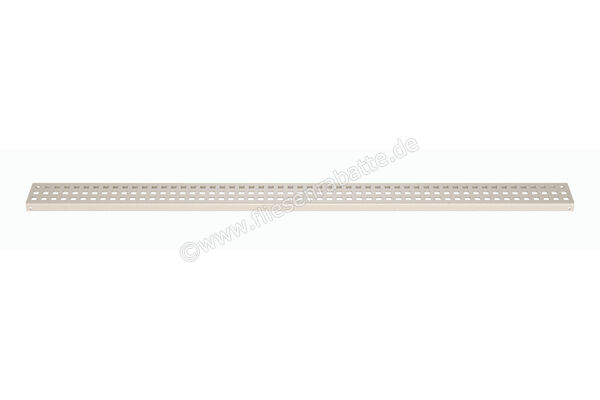  Schlüter Systems KERDI-LINE-B Rost-Rahmenkombination Aufnahmerahmen mit Designabdeckung 100cm H=19mm - Design Square Edelstahl V4A TSI - Strukturbeschichtet Elfenbein Höhe: 19 mm Länge: 1 m KLB19TSI100 | 561904