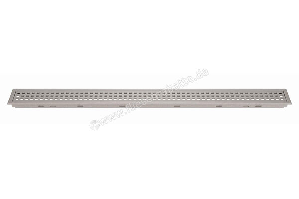  Schlüter Systems KERDI-LINE-B Rost-Rahmenkombination Aufnahmerahmen mit Designabdeckung 50cm H=19mm - Design Square Edelstahl V4A TSSG - Strukturbeschichtet Steingrau Höhe: 19 mm Länge: 0,5 m KLB19TSSG50 | 561919