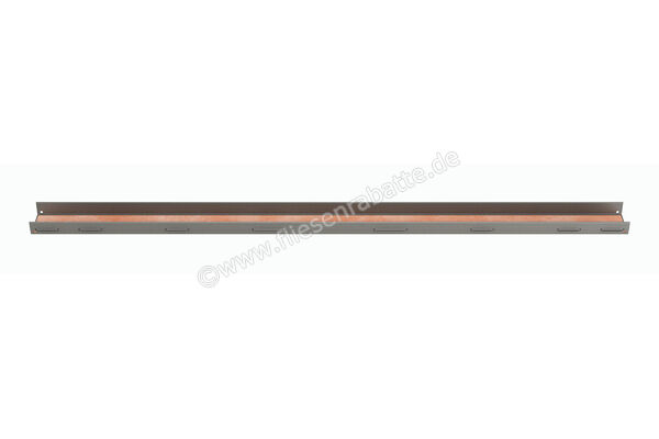  Schlüter Systems KERDI-LINE-C Rost-Rahmenkombination Aufnahmerahmen mit Designabdeckung 70cm H=19mm - Design Framed Tile Edelstahl V4A TSG - Strukturbeschichtet Grau Höhe: 19 mm Länge: 0,7 m KLCA19TSG70 | 561973