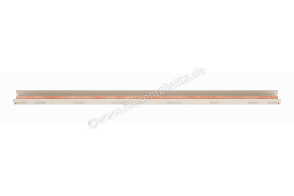  Schlüter Systems KERDI-LINE-C Rost-Rahmenkombination Aufnahmerahmen mit Designabdeckung 70cm H=19mm - Design Framed Tile Edelstahl V4A TSI - Strukturbeschichtet Elfenbein Höhe: 19 mm Länge: 0,7 m KLCA19TSI70 | 561979