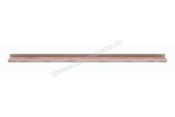  Schlüter Systems KERDI-LINE-C Rost-Rahmenkombination Aufnahmerahmen mit Designabdeckung 70cm H=19mm - Design Framed Tile Edelstahl V4A TSSG - Strukturbeschichtet Steingrau Höhe: 19 mm Länge: 0,7 m KLCA19TSSG70 | 561991