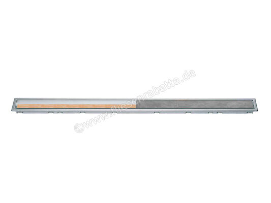  Schlüter Systems KERDI-LINE-C Rost-Rahmenkombination Aufnahmerahmen mit Designabdeckung 70cm H=19mm - Design Framed Tile Edelstahl V4A EB - Edelstahl gebürstet Höhe: 19 mm Länge: 0,7 m KLCA19EB70 | 562000