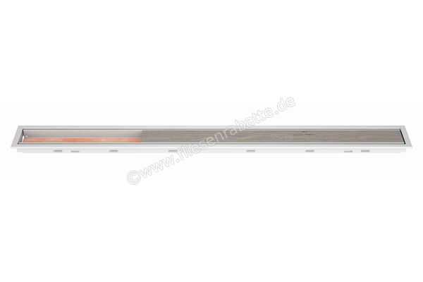  Schlüter Systems KERDI-LINE-C Rost-Rahmenkombination Aufnahmerahmen mit Designabdeckung 70cm H=19mm - Design Framed Tile Edelstahl V4A MBW - Brillantweiß matt Höhe: 19 mm Länge: 0,7 m KLCA19MBW70 | 562006