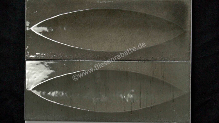  Ragno Gleeze Grigio 7.5x20 cm Wandfliese Struttura Eye Glänzend Strukturiert Naturale R8HK | 562063