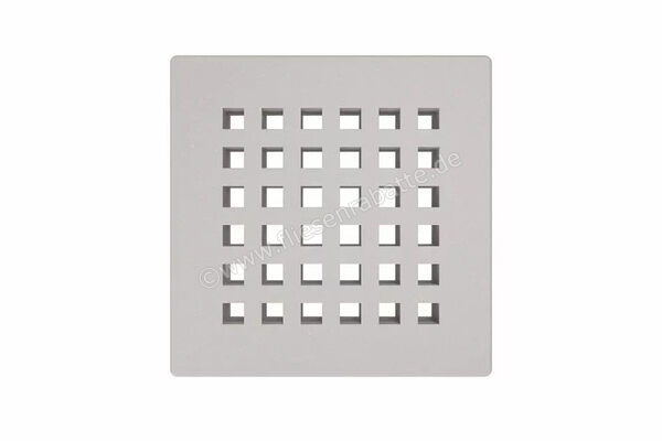  Schlüter Systems KERDI-DRAIN-RO Austauschbarer Entwässerungsrost Square 10x10cm Edelstahl TSBG - Strukturbeschichtet Beigegrau KDGR10TSBGD3 | 562228