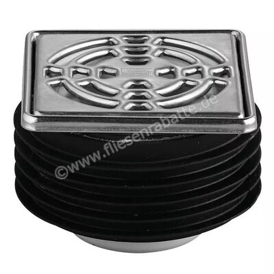  Schlüter Systems KERDI-DRAIN-RRE Rost-Rahmen-Set inkl. Geruchsverschluss Design 1 Classic Edelstahl EB - Edelstahl gebürstet KDR10ED1GV | 562279