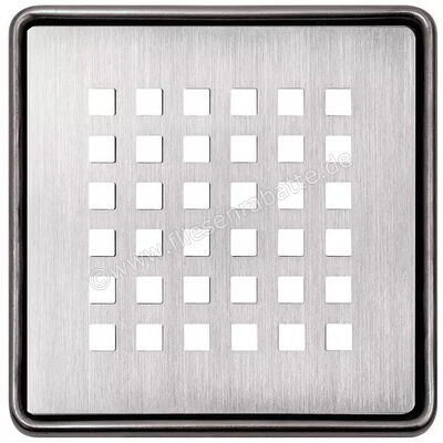  Schlüter Systems KERDI-DRAIN-RRE Rost-Rahmen-Set inkl. Geruchsverschluss Design 3 Square Edelstahl EB - Edelstahl gebürstet KDR10ED3GV | 562288