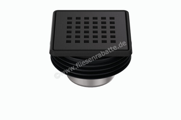  Schlüter Systems KERDI-DRAIN-RRE Rost-Rahmen-Set inkl. Geruchsverschluss Design 3 Square Edelstahl MGS - Graphitschwarz matt KDR10MGSD3GV | 562339