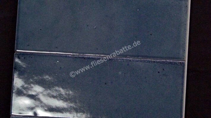  Marazzi Rice Blu 7.5x20 cm Bodenfliese / Wandfliese Glänzend Eben Lux M969 | 562393